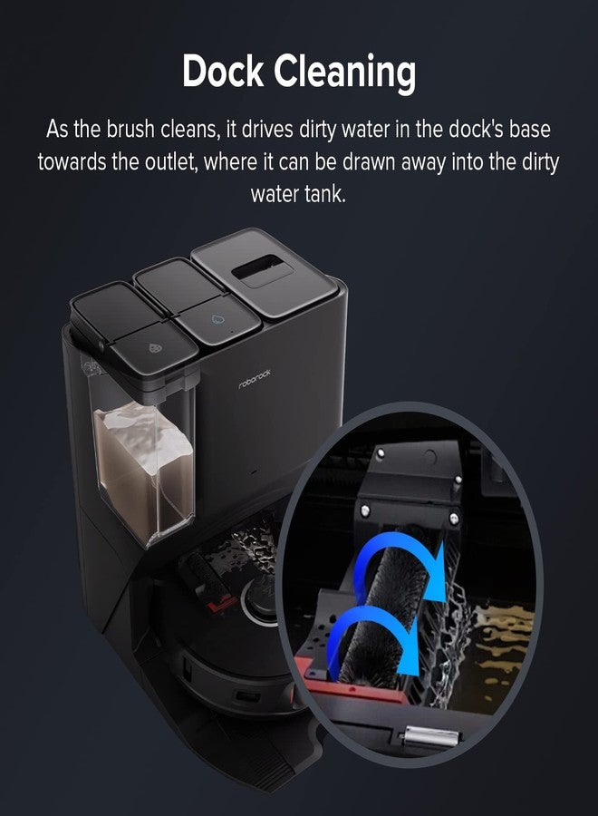 roborock High-Speed Cleaning Brush for Saros 10/S8 MaxV Ultra/S8 Max Ultra/S8 Pro Ultra/S7 Max Ultra/S7 MaxV Ultra for Mop Washing and Dock Self-Cleaning (2pcs Included), Robot Vacuum Accessories - Image 4